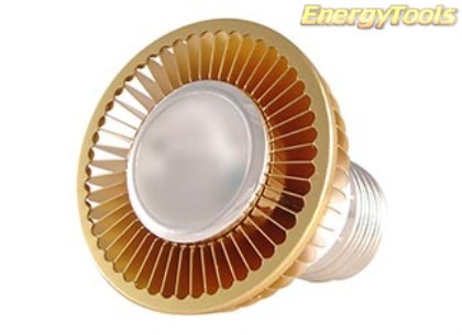 MR16 spotje E27 230V 3W Luxeon warmwit 120° led spot 125Lm - led spots