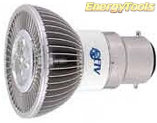 MR16 B22D led spotje 220V Cree XT-E 7W neutraal wit 90° 650Lm